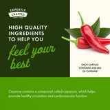 Swanson Cayenne: santé cardiaque — soutien potentiel système cardiovasculaire.