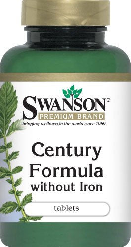 Swanson Century Formula Multivitamin Sans Fer – bouteille, pratique pour un apport quotidien