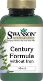 Swanson Century Formula Multivitamin Sans Fer – bouteille, pratique pour un apport quotidien