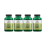 Swanson Charbon Actif – capsules: soutien digestif potentiel après repas.