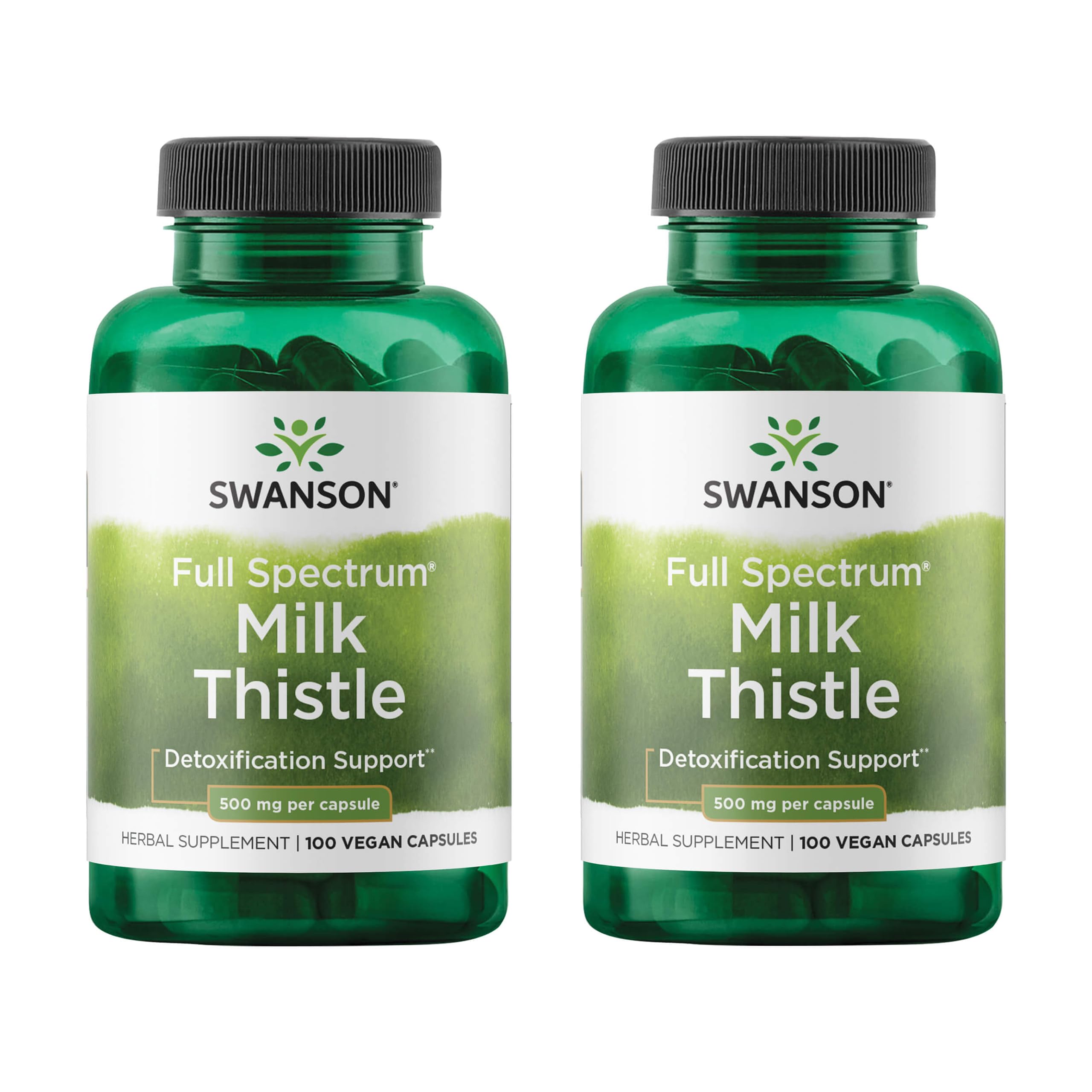 Swanson Chardon-Marie – bouteille montrant le flacon et le soutien hépatique potentiel.
