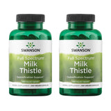 Swanson Chardon-Marie – bouteille montrant le flacon et le soutien hépatique potentiel.