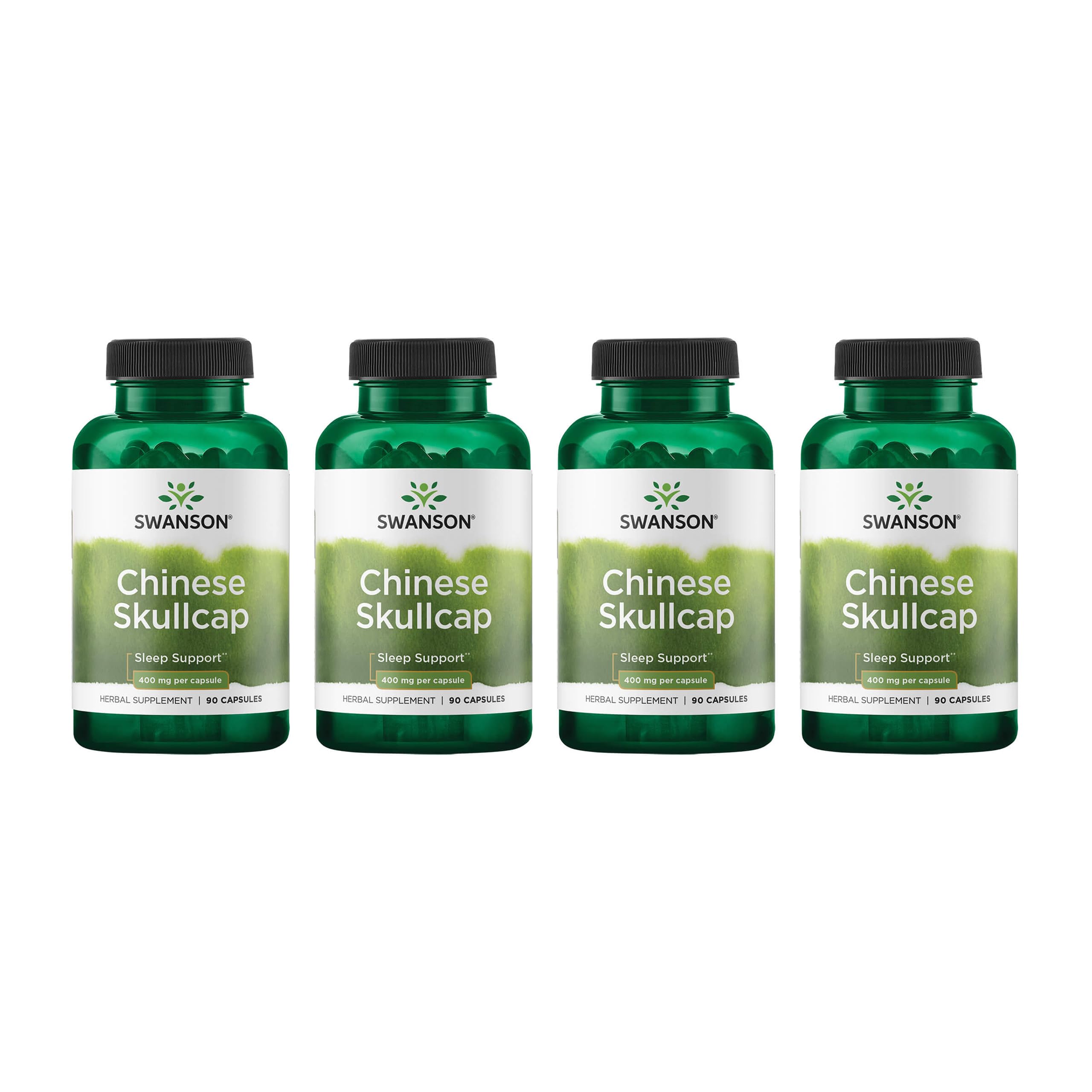 Swanson Chinese Skullcap – flacon 90 gélules, soutien relaxant possible.