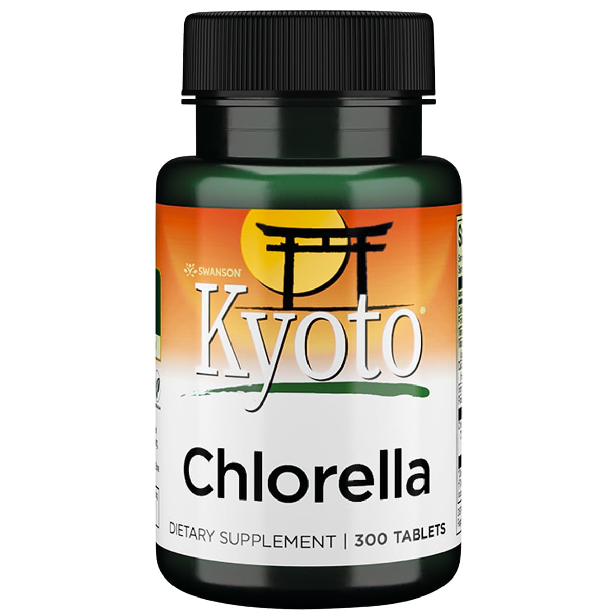 Swanson Chlorella 194 mg, boîte de 300 comprimés, soutien énergie naturelle