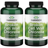 Swanson Chlorella à paroi brisée, bouteille de 360 comprimés, soutien global du bien-être.