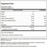 Swanson Chlorella – tablettes alignées, apport nutritionnel possible