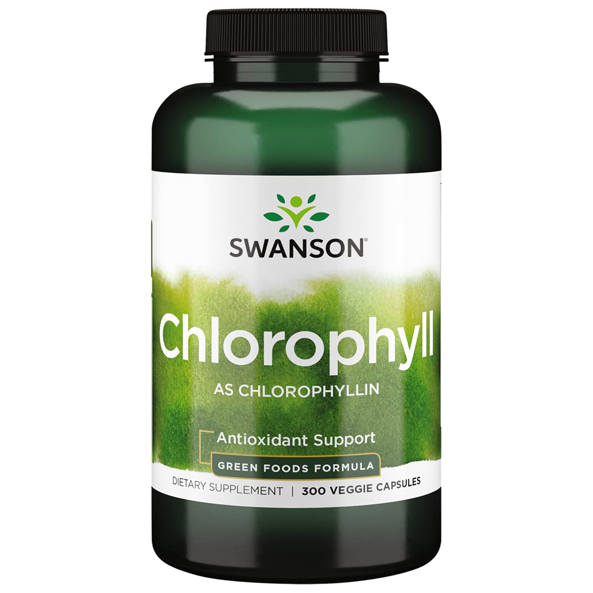 Swanson chlorophylle végétale — bouteille prête pour une routine bien-être.