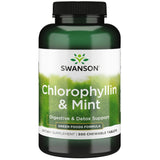 Swanson Chlorophyllin et Menthe, bouteille: fraîcheur durable pour le quotidien.