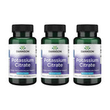 Swanson citrate de potassium - bouteille montrant le produit, soutien minéral quotidien.