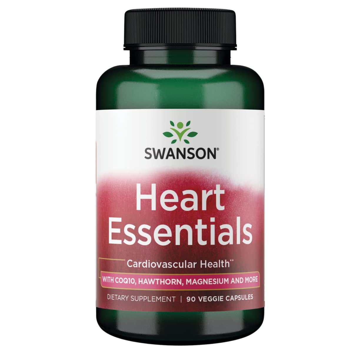 Swanson Cœur Essentials 90 gélules – bouteille prête pour une consommation quotidienne soutenant le cardio