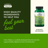 Swanson Colon Helper logo GMP, produit securise et conforme.