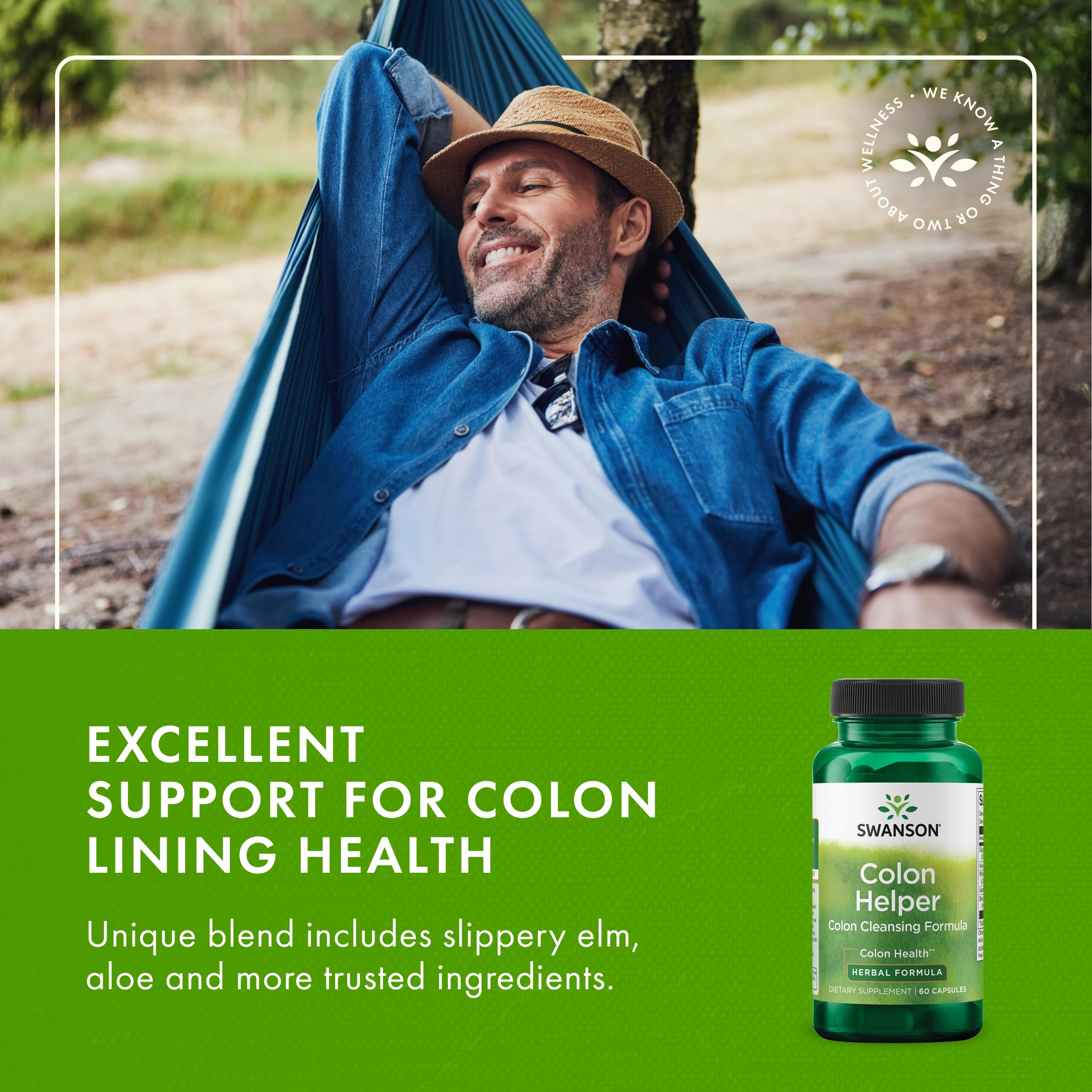 Swanson Colon Helper: emballage certifie BPF garantissant qualite et tracabilite.