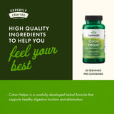 Swanson Colon Helper: ecorce d'orme glissant et racine de goudsel dans la formule.