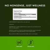 Swanson Colostrum haut Ig 500 mg, étiquette en gros plan, qualité et traçabilité.