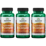 Swanson Complexe B Actif, capsules végétales, soutien énergie naturelle et vitalité