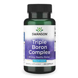Swanson Complexe triple de bore - Bouteille capsules, soutien potentiel des os.