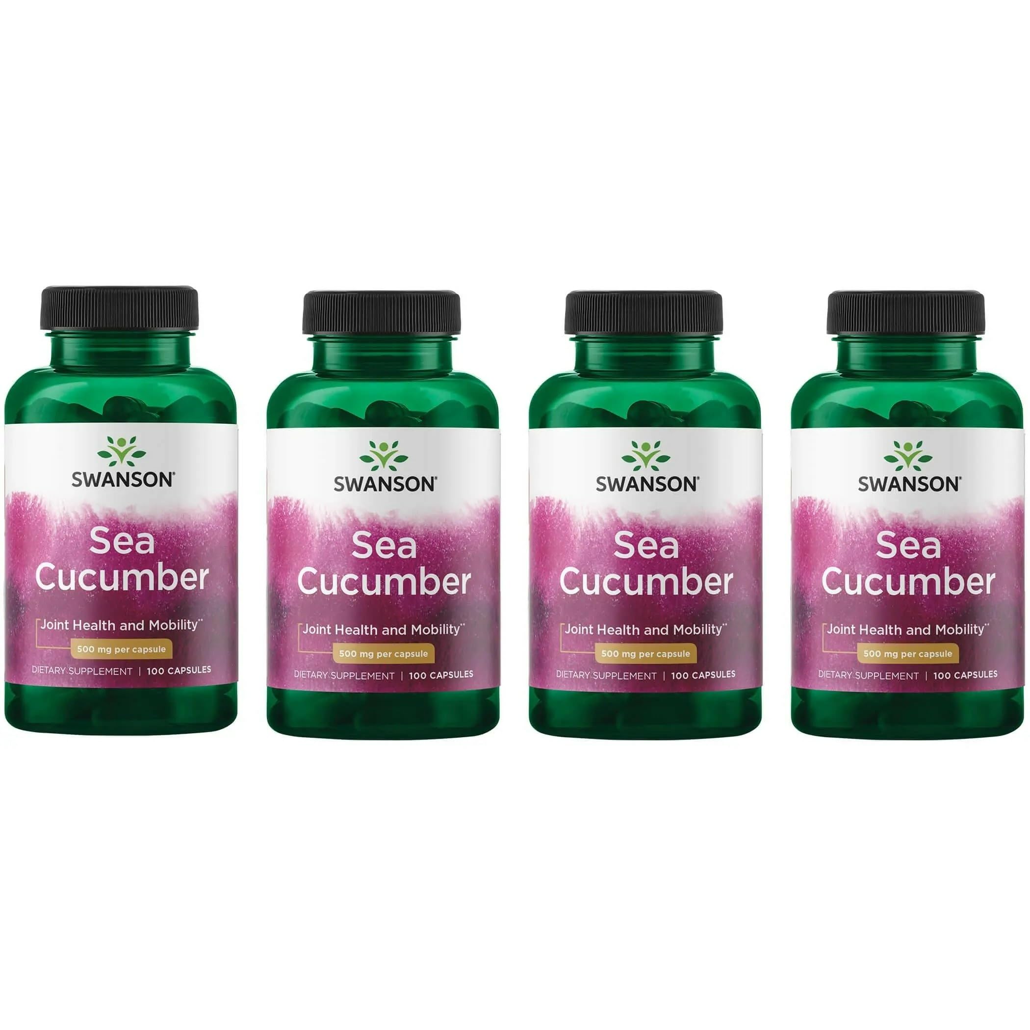 Swanson Concombre de mer – bouteille 500 mg soutient la mobilité des articulations.