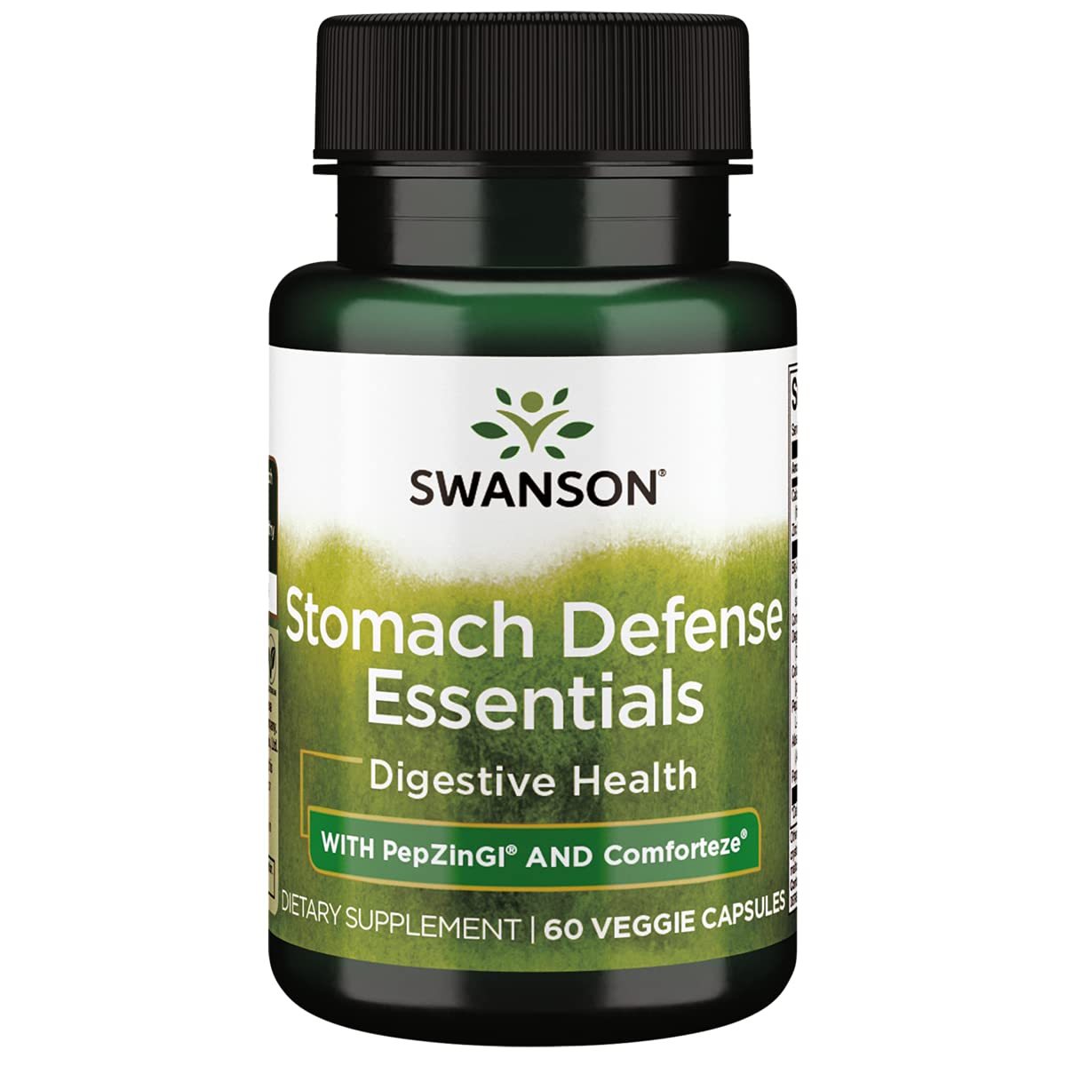 Swanson COND Stomach Defense – bouteille de 60 capsules, soutien digestif pratique