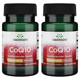 Swanson CoQ10 - Bouteille avec mini gélules faciles à avaler pour la routine quotidienne.