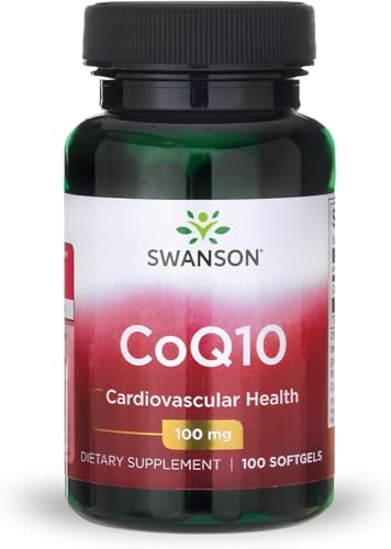 Swanson CoQ10 – capsules molles en bouteille, soutien énergétique potentiel