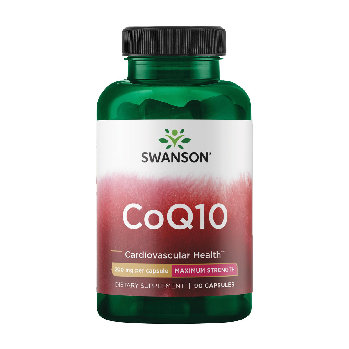 Swanson CoQ10 – bouteille et étiquette visibles, potentiel soutien énergie.
