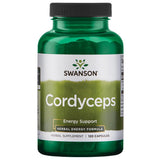 Capsules Swanson Cordyceps 600 mg, énergie naturelle et soutien quotidien.