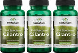 Swanson Coriandre 425 mg – bouteille de capsules, soutien digestif potentiel