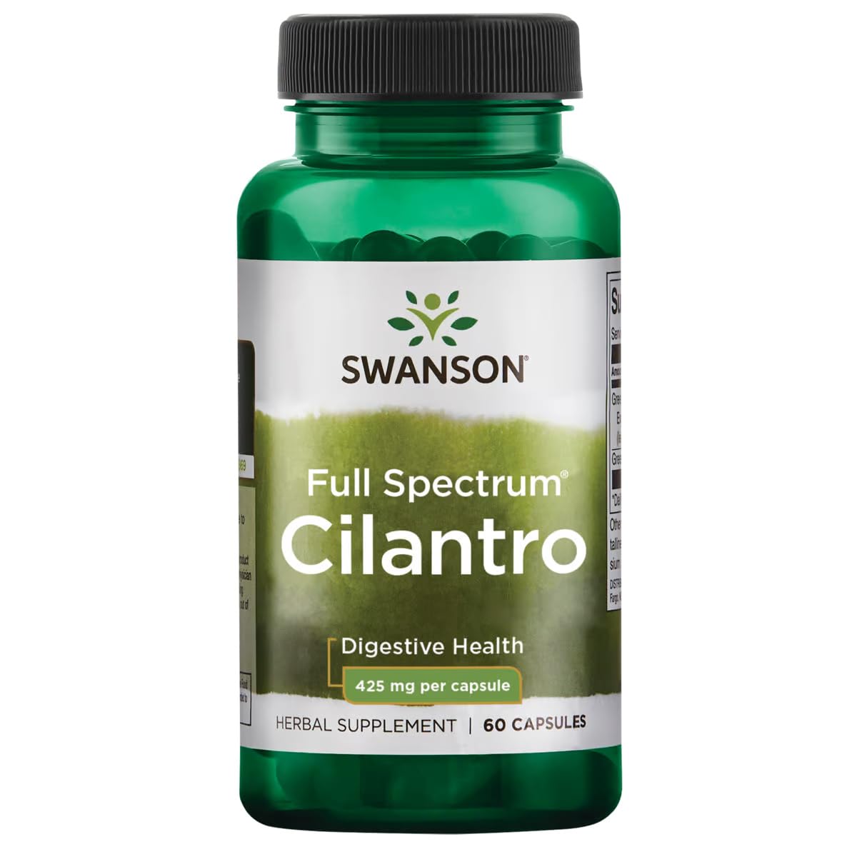 Swanson coriandre, gélules 425 mg: soutien digestif potentiel après repas