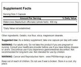 Swanson cresson d'eau - bouteille: format pratique pour une supplémentation quotidienne.