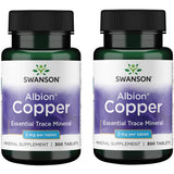 Swanson Cuivre Chelaté en bouteille, soutien immunitaire et formation des globules rouges.