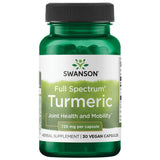 Swanson Curcuma 720 mg – bouteille et étiquette visibles, soutien potentiel à la peau.