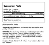 Swanson Curcuma 720 mg – capsules alignées permettant une utilisation facile.