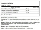 Swanson Curcuma Astragalus Gotu Kola, vue produit, gélules faciles à intégrer dans la routine quotidienne.