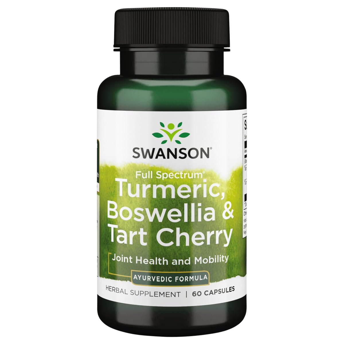 Swanson curcuma boswellia cerise acide – bouteille prête au soutien articulaire quotidien.