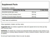 Gélules Swanson curcuma boswellia cerise acide – format pratique pour la routine.