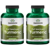 Swanson Curcuma Full Spectrum – bouteille et étiquette, soutient les articulations et la digestion.