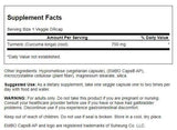 Capsules végétales Swanson Curcuma libération retardée facilitant l'intégration quotidienne.
