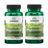 Swanson Curcuma Phytosome Meriva, deux bouteilles pour routine pratique.