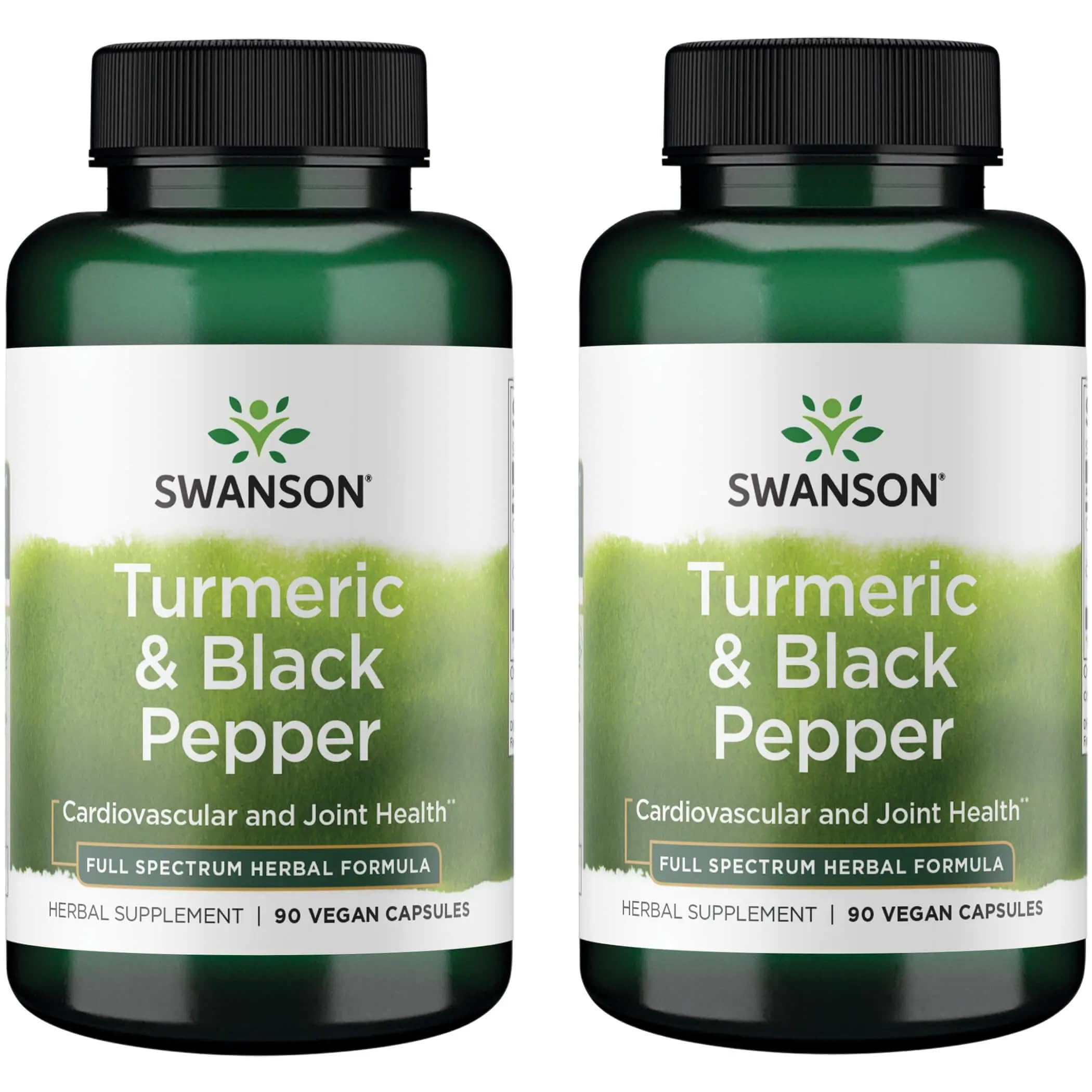 Swanson Curcuma Poivre Noir en capsules pour un usage quotidien et pratique.