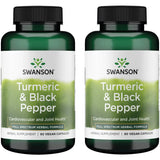 Swanson Curcuma Poivre Noir en capsules pour un usage quotidien et pratique.