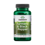 Swanson Curcuma et Poivre Noir : capsules favorisant la biodisponibilité et le soutien digestif.