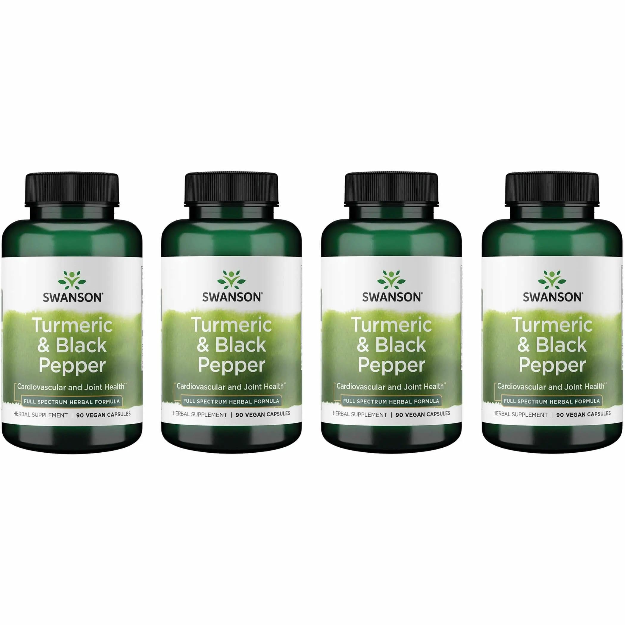 Swanson Curcuma Poivre Noir – gelules vegan, soutien digestif potentiel.