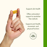 Swanson Curcuma Longa, tableau de dosage facilitant la planification quotidienne.