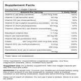 Swanson multivitamine quotidienne sans minéraux — étiquette produit clairement visible