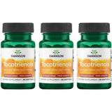 Swanson Deltagold Tocotriénols Annatto – flacon et capsules faciles à prendre.