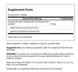 Swanson Deltagold Tocotriénols Annatto – capsules faciles à avaler au quotidien.