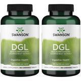 Swanson DGL réglisse, bouteille montrant le produit, soutien digestif potentiel au quotidien