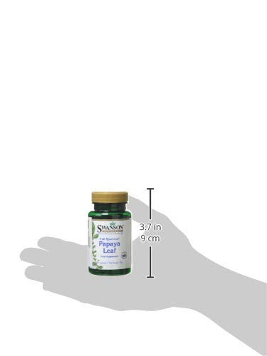 Dose quotidienne Swanson capsule papaye: prise simple pour le quotidien