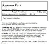 Capsules Swanson Echinacea – soutien immunitaire potentiel et formulation de qualité