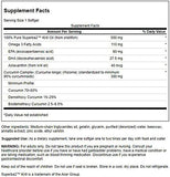 Swanson EFA Krill Oil Curcumine, gélules dorées, faciles à avaler pour une routine santé.